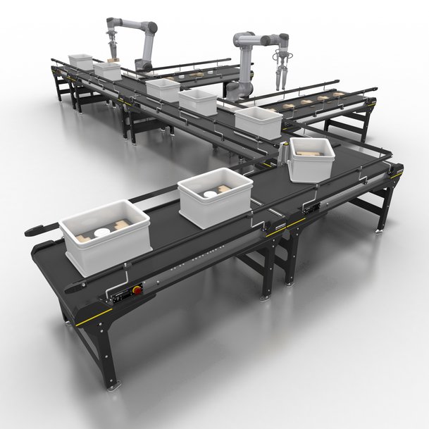 Interroll apresenta nova plataforma de transporte plug-and-play para ambientes de produção automatizados